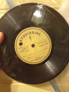 Studiodisc from the Blanchard family collection